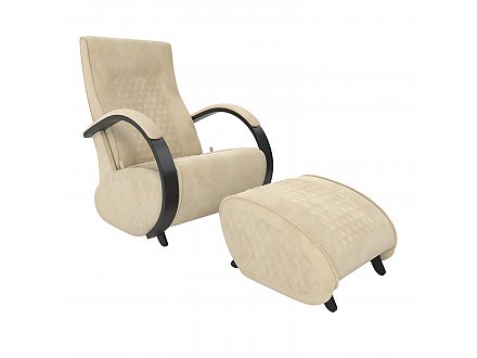 Кресло-качалка Balance-3 с накладками с пуфом Balance-3