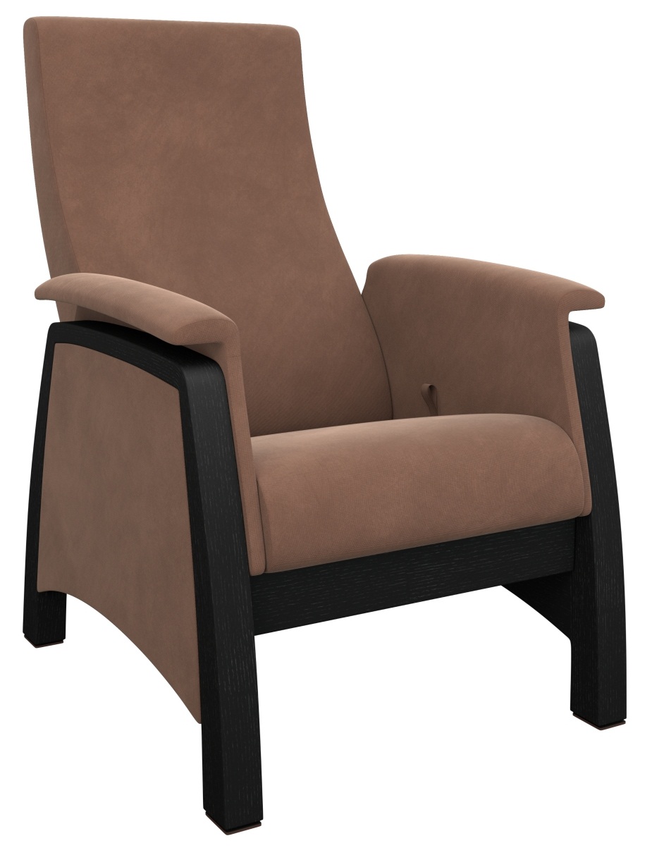 Кресло-качалка глайдер Balance-1 с откидной спинкой Венге/Шпон Verona brown