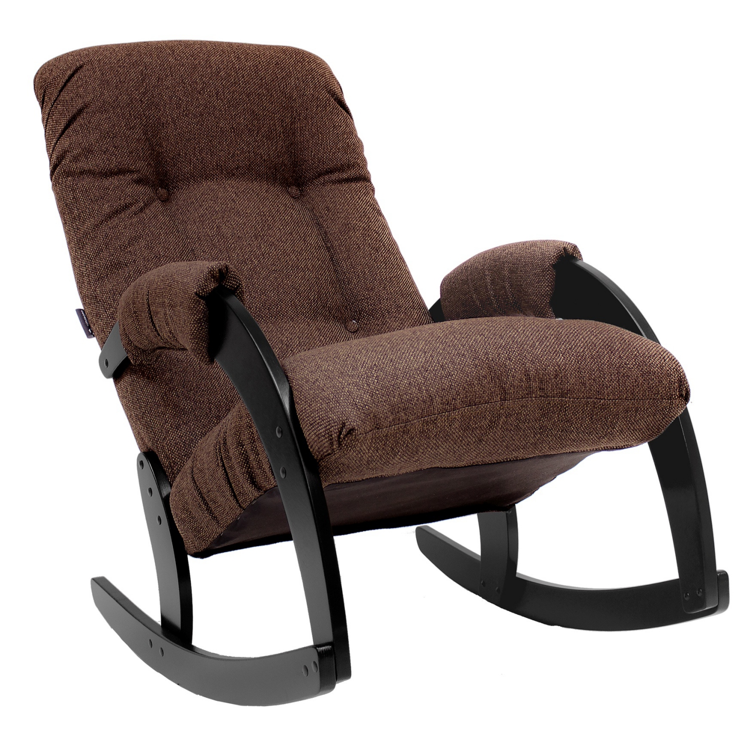 Кресло-качалка классическая модель 67 с подголовником фото 1