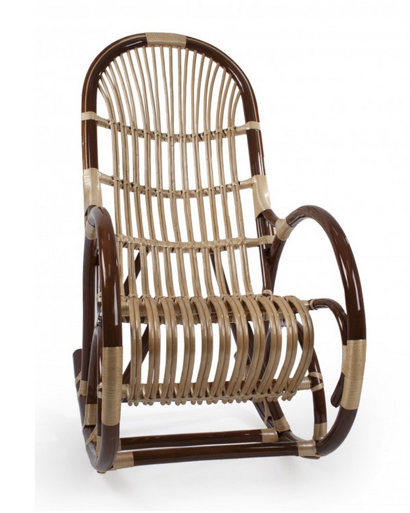 Кресло-качалка из натурального прута Ветла фото 1